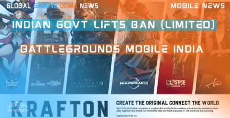 BATTLEGROUNDS MOBILE INDIA: INDIAN GOVT LIFTS BAN (LIMITED)