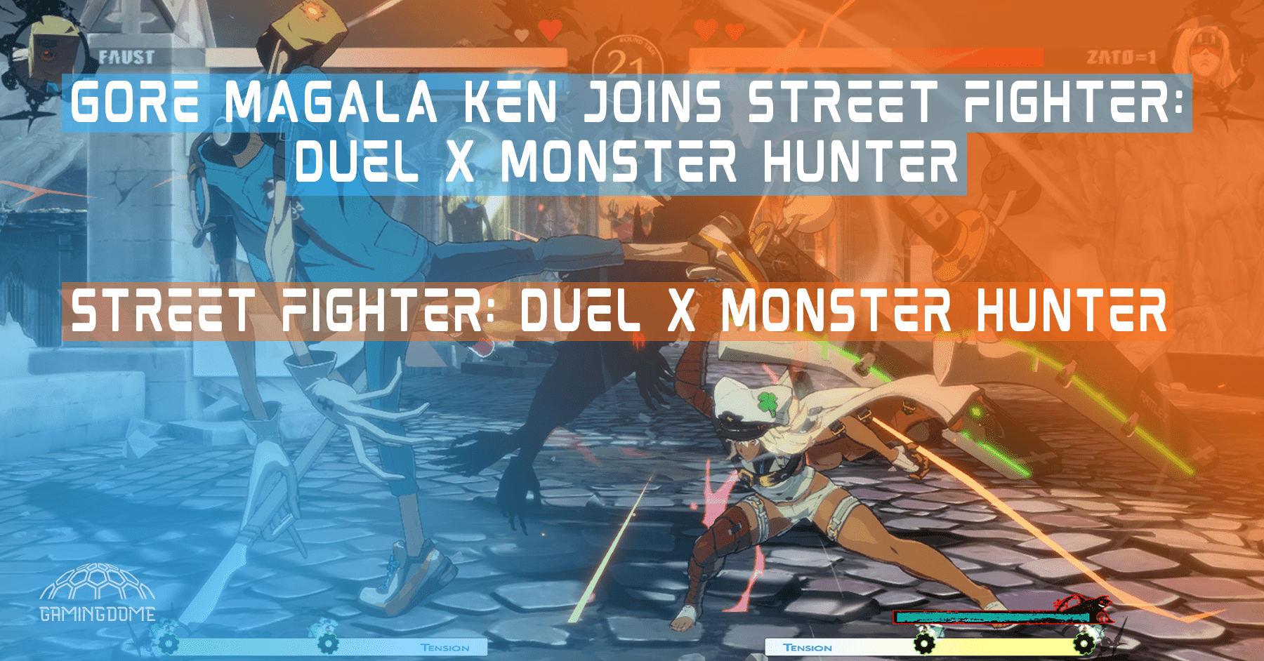 Gore Magala Ken Joins Street Fighter: Duel x Monster Hunter