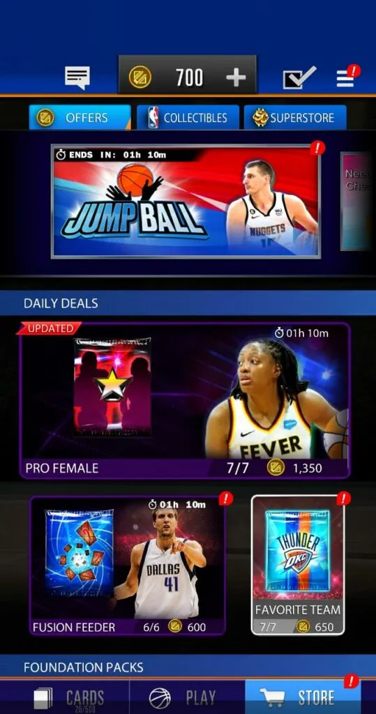 NBA SuperCard Basketball Game free